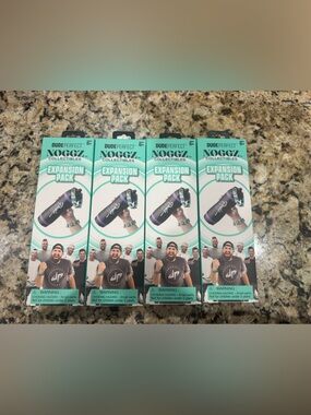 Dude Perfect NOGGZ Collectibles Expansion Pack - Teal/Black 4 packs